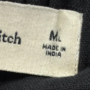 NWT Abercrombie‎ & Fitch Womens M (Long) Pants Black Wide Leg Linen Blend NEW thumbnail 10