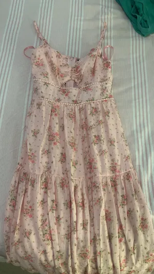 Trixxi Floral Dress long thumbnail 1