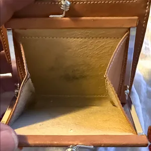Dooney & Bourke Tan Brown Signature Compact Wallet thumbnail 3