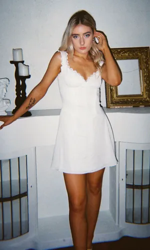 House Of CB 'Tilly' White Pin Tuck Mini Dress. Size XL. thumbnail 8