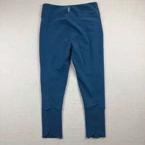 Free People Movement Blue Cropped Leggings Women’s Large High Rise Athletic Yoga thumbnail 2