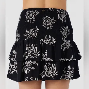 O’Neill Cierra Nadia Paisley Smocked Mini Skirt Ruffled Womens Xl thumbnail 4