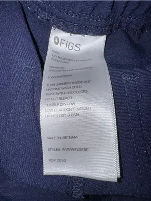 Figs Zamora Womens High Rise Jogger Scrub Pant Navy XS Technical Collection thumbnail 5
