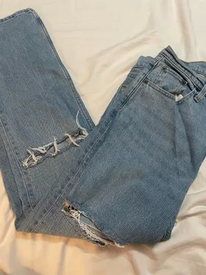 Abercrombie 90s Straight Ultra High-Rise Jeans thumbnail 4