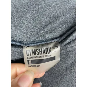 Gymshark Two‎ Tone Grey Colorblock Crossover Athletic Leggings Women's Size M thumbnail 7
