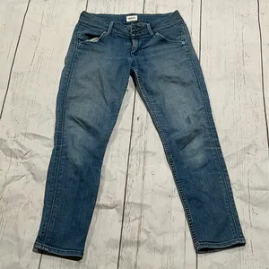 Hudson blue cropped jeans thumbnail 1