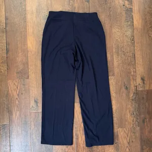 UNIQLO navy elastic waist ponte pants, size M thumbnail 5