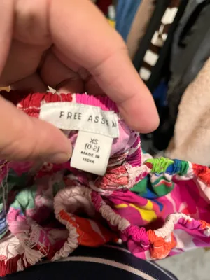Free Assembly Colorful Women Dress XS thumbnail 3