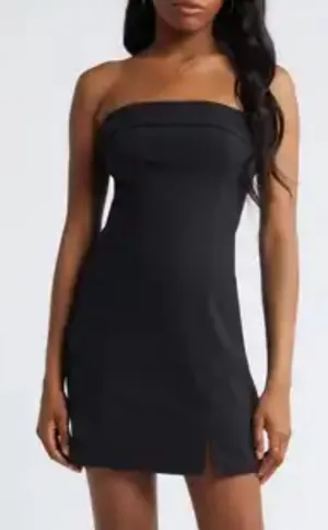 BP Cotton Foldover Mini Dress thumbnail 1