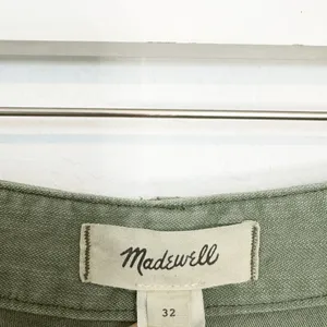 Madewell Griff Pants Plus Size 32 Green Utility High Rise Tapered Cargo Normcore thumbnail 8