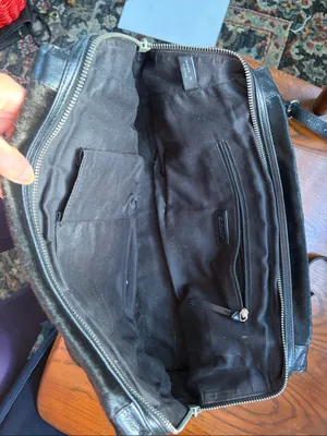 DKNY Y2K Black Leather & Haircalf Shoulder Bag thumbnail 15