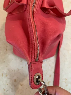 Le Pliage Cuir leather bag thumbnail 11