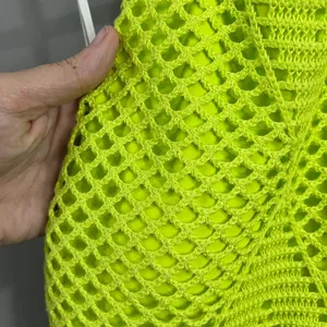 Aerie NWT Neon Green Jacquard Cut Out String One Piece Swimsuit Size Med thumbnail 3