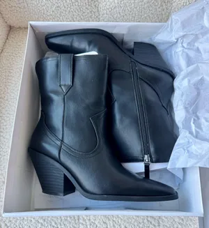 Scoop NYC Womens Black Western Style Mid Calf Boots Shoes Size 8.5 thumbnail 2