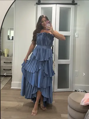 AMUR Janey Gown Blue Size 0 thumbnail 3