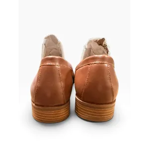 Aerosoles Eastside2 Tan Leather Loafers Womens 8.5 Almond Toe Slip On Shoes thumbnail 3
