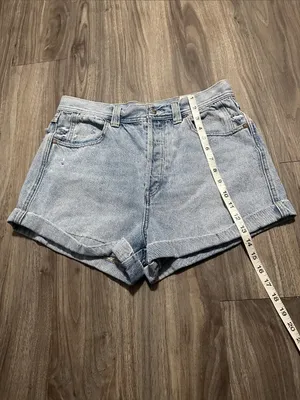 We The Free Light Blue Denim Jean Shorts thumbnail 9