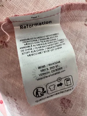 New Reformation Monette Strapless Midi Dress size 6 thumbnail 6