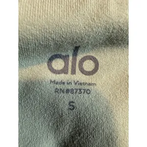 ALO Yoga Entwine Leggings‎ Sage Green Lace-Up Cutout Size S thumbnail 7