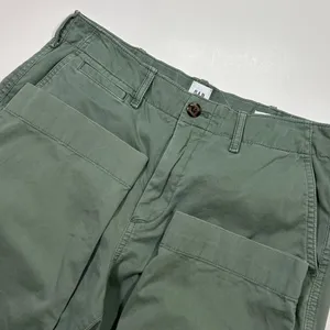 Gap Straight Khaki‎ Green Cotton Chino Pants Casual Trousers Womens 8 thumbnail 3