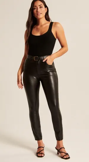 Abercrombie Vegan Leather Skinny Pant thumbnail 1