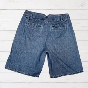 Vintage 90s White Stag Blue Denim Jorts Cargo Utility Shorts V-Notch Waistband thumbnail 3