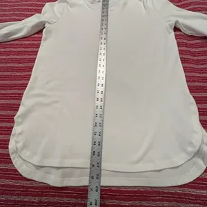 Elegant White Long Sleeve Women's Top thumbnail 5