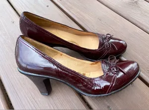 Women's Patent Leather dress Pumps🍒🍒 thumbnail 1