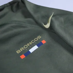 Nike Dri-Fit Denver Broncos Hoodie Women 2XL Green Salute Service Camo NFL 2018 thumbnail 7