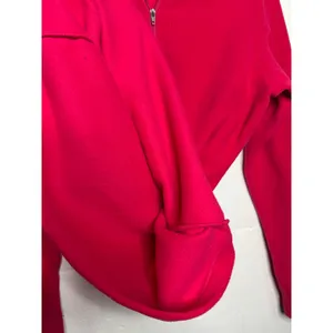 Patagonia Women's Micro D 1/4-Zip Fleece Pullover Size Small Magenta Pink thumbnail 4