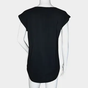 Express Shirt Women Small Black Office Casual Versatile Neutral Basic Minimalist thumbnail 4