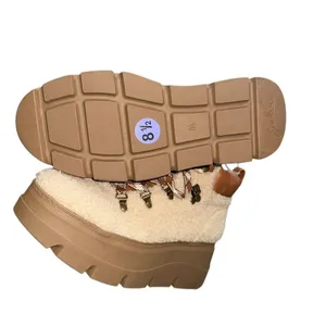 NEW ZODIAC Women's, Billie Boot Sherpa Lined Combat Sneaker IN Natural Caramel thumbnail 9