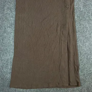 Mable Brown Ribbed Knit Maxi Skirt Side Button Slit Small Whimsigoth Fall thumbnail 8