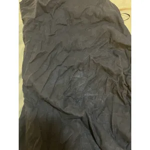 Zara Cinched Dress Floor Length Slit Strappy Size Small thumbnail 2
