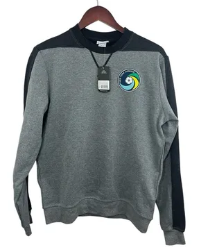 New York Cosmos Sweatshirt Small Women’s Gray Inaria Soccer Futbol Blokecore NEW thumbnail 1