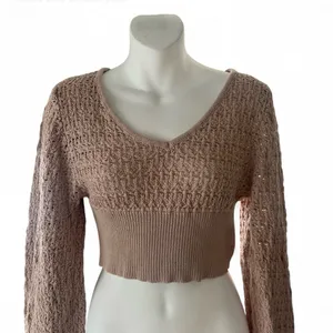 Altar'd State Beige Knit Pullover thumbnail 3