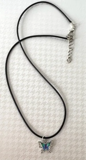 Butterfly Necklace 🦋 Blue thumbnail 2