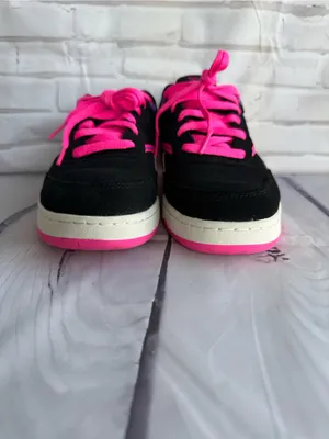 Reebok x Barbie BB 4000 II Women's Black Suede Sneakers thumbnail 2
