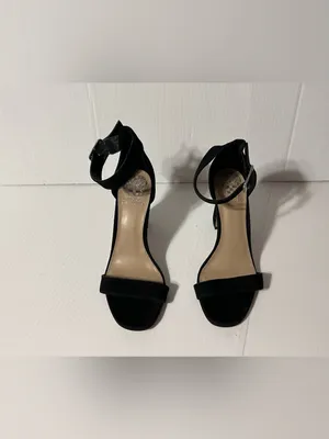 Vince Camuto Acelyn black leather high-heels women size 7 M thumbnail 3