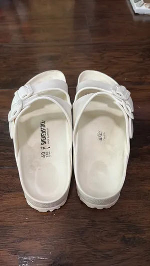 White Birkenstock Sandals thumbnail 3