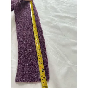 Charter Club Women's Purple Knit Long Sleeve Cardigan Sweater Stretch Size S thumbnail 4