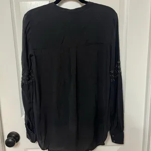 Veronica Beard Black Willa‎ Blouse black size 2 thumbnail 6