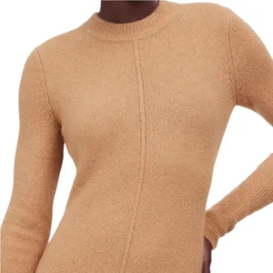 EUC Madewell Sz XS Sweater Mini Dress in Heather Camel $138 pilling fabric shave thumbnail 4