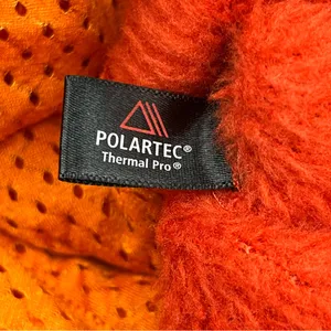 Patagonia Synchilla Polartec Thermal‎ Pro Womens Medium Orange Fleece Pullover thumbnail 4