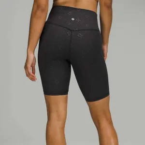Lululemon Align High Rise‎ Shorts Women's 6 Black Yogo 8" Yoga Workout Stretch thumbnail 2