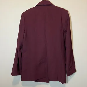 A New Day Women's Burgundy Double Breasted Blazer Jacket Small NWT thumbnail 7