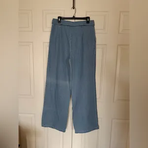 BNWT PacSun Light Blue Fold Over Jeans thumbnail 10