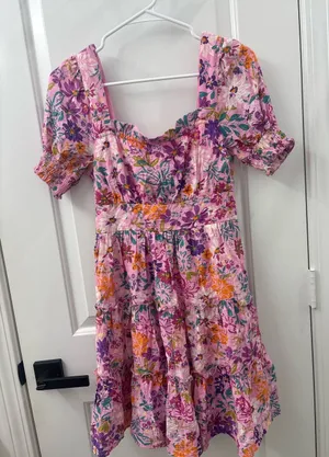 Blu pepper floral mini dress thumbnail 1