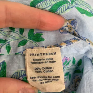 PrintFresh Brunch Dress in Leopard Mirage Organic Cotton Womens XS New thumbnail 12