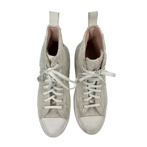 Converse Chuck Taylor All Star White Sherpa High Top Lace Up Sneakers Shoes 10.5 thumbnail 2